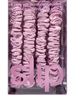 Set di 4 scrunchie skinny