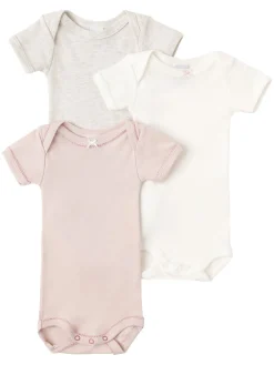 Set of 3 cotton bodysuits