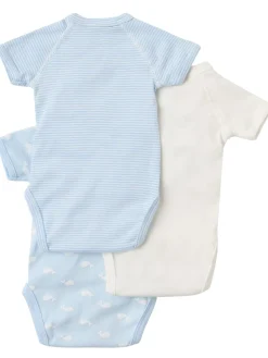 Set of 3 printed cotton bodysuits
