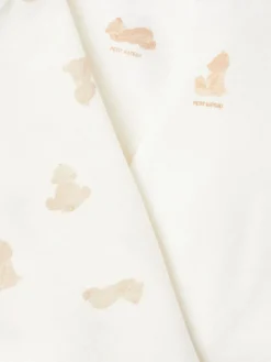 Set of 3 printed cotton bodysuits