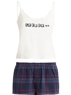 Set pigiama con tank top e shorts