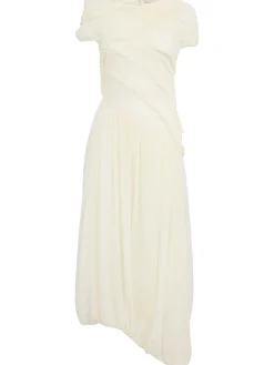 Sheer silk long dress