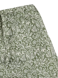 Shorts in cotone stampato stretch