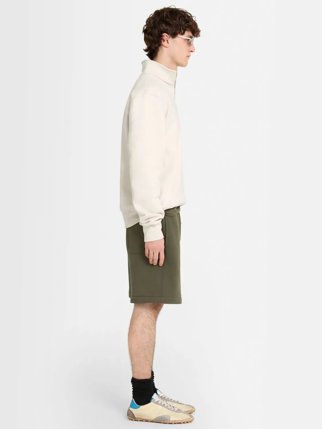 Shorts in felpa di cotone