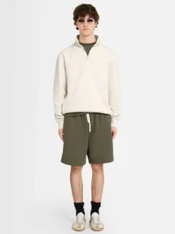 Shorts in felpa di cotone
