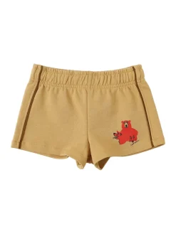 Shorts in felpa di cotone con stampa