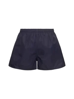 Shorts in twill di nylon ricamato