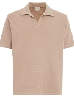 Short sleeve cotton polo shirt