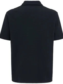 Short sleeve cotton polo shirt