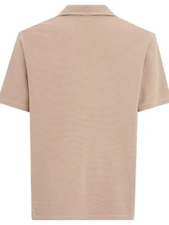 Short sleeve cotton polo shirt
