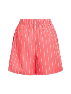 Shorts Lui in popeline di cotone a righe
