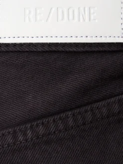 Shorts vita bassa 90s in denim di cotone
