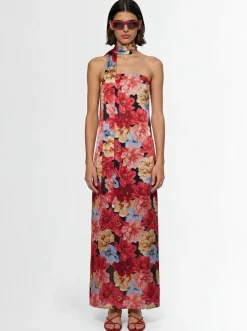 Sigrida printed long dress