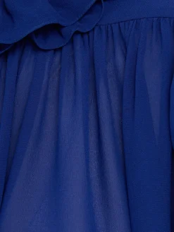 Silk blend georgette shirt
