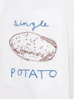 Single Potato cropped shirt