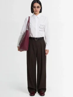Single Potato cropped shirt