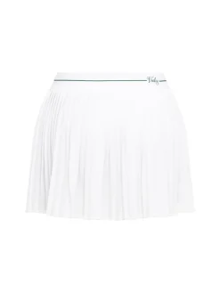 Skort vita media Clemency plissé