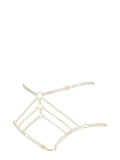 Slip aperti Art Déco in raso