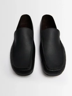 Slipper Leo in pelle