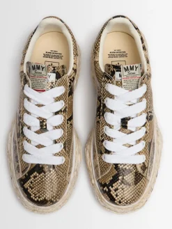 Sneakers CHARLES con stampa pitone