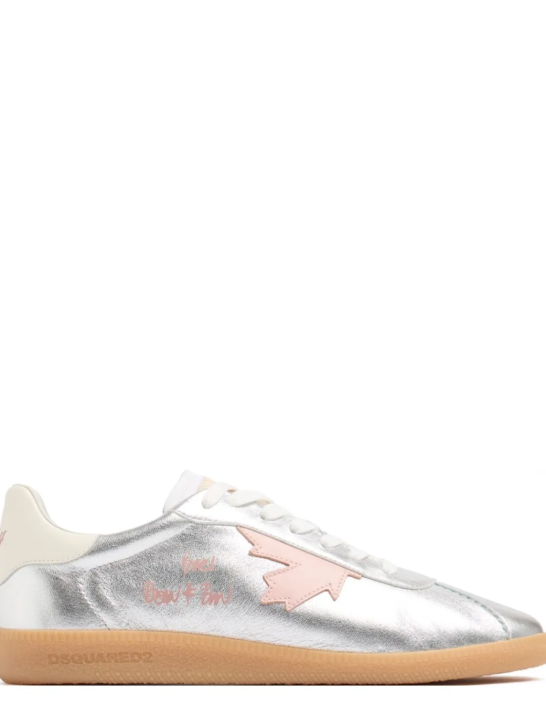 Sneakers Dsquared2 Rebel effetto metallizzato