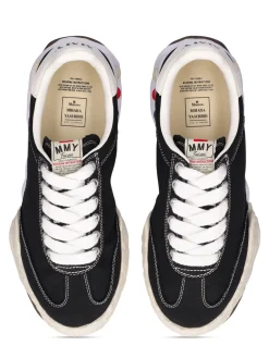 Sneakers low top Harbie in tela