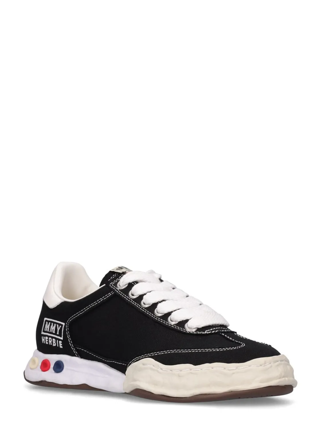 Sneakers low top Harbie in tela