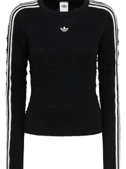 Solid Spike slim knit top