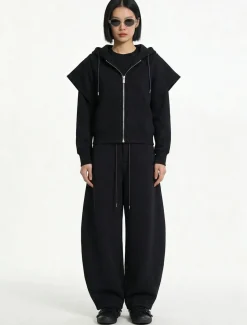 Sponge cotton blend hoodie