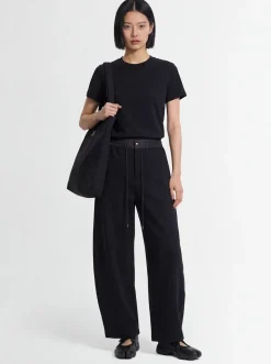 Sponge cotton blend sweatpants
