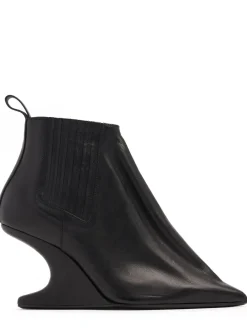 Stivaletti Ankle Taco in pelle 80mm