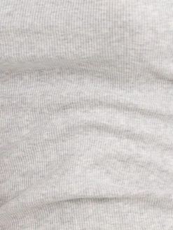 Stretch cotton long sleeve t-shirt