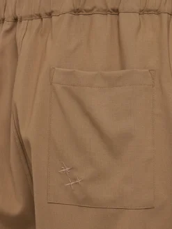Stretch wool pants