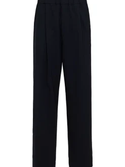 Stretch wool pants