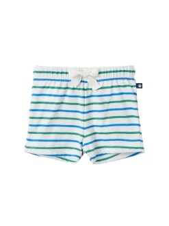 Striped cotton jersey shorts