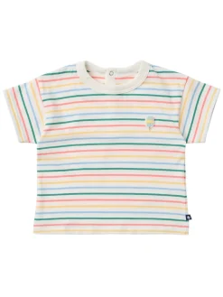 Striped cotton jersey t-shirt