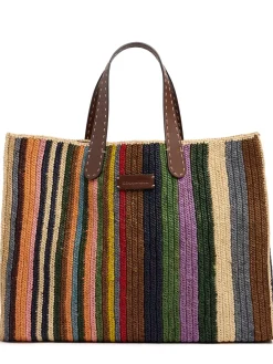 Summer Dream raffia tote bag