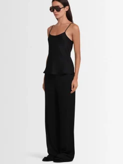 Tank top Sienna in raso di viscosa
