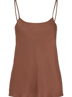 Tank top Sienna in raso di viscosa
