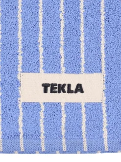 Tappetino bagno Clear Blue Stripes
