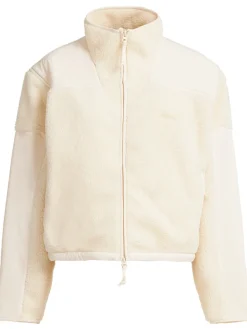 Teddy boxy zip up jacket