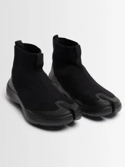 Tencel tabi high-top sneakers