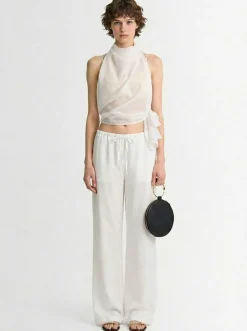 Thea silk blend top