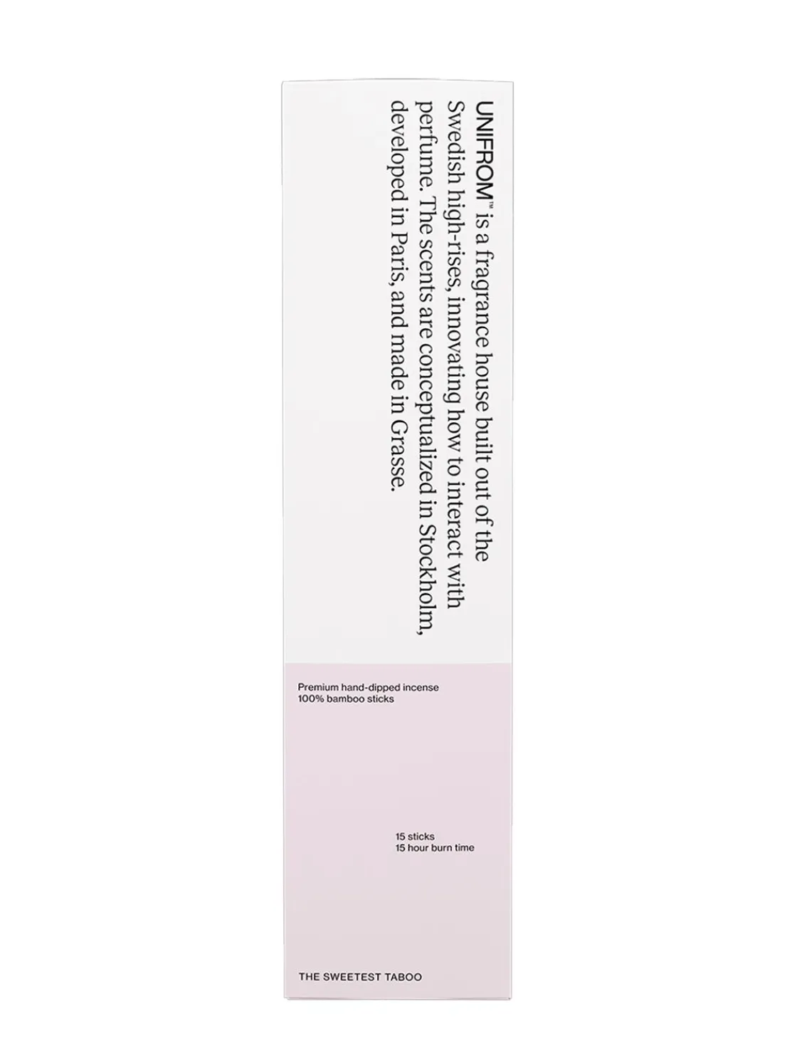 The Sweetest Taboo incense