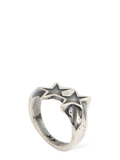 Tilted Icon silver ring