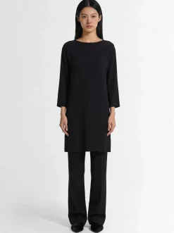 Top Bastira in crepe georgette di seta