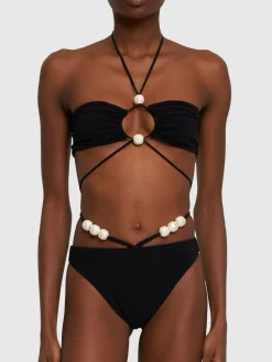 Top bikini in jersey