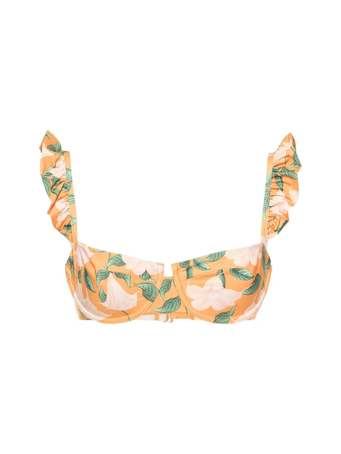 Top bikini Kiwi stampato