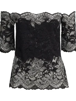 Top con spalle scoperte