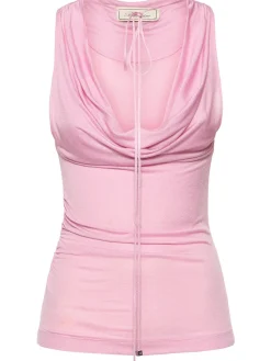 Top in jersey sablé
